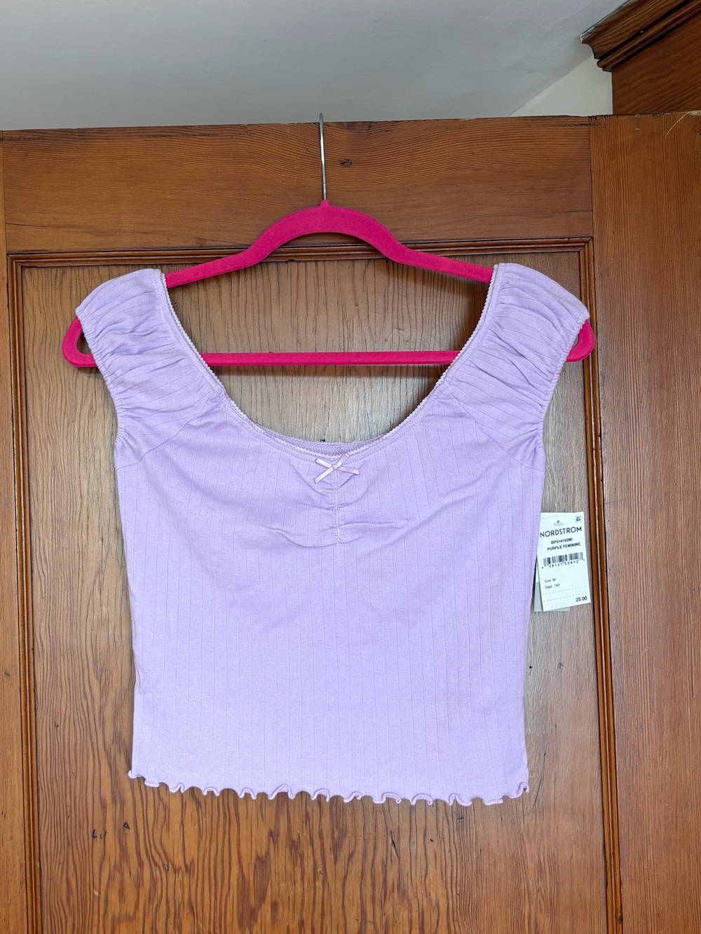 Lavender Crop Top